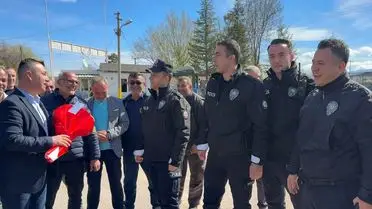 Kırıkkale Belediyesi'nden Polis Haftası'na Çiçekli Sürpriz