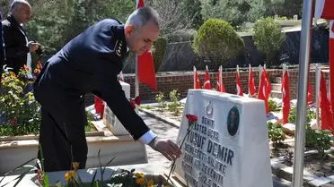 Silifke'de Polis Haftası Anısına Şehitlik Ziyareti Gerçekleştirildi