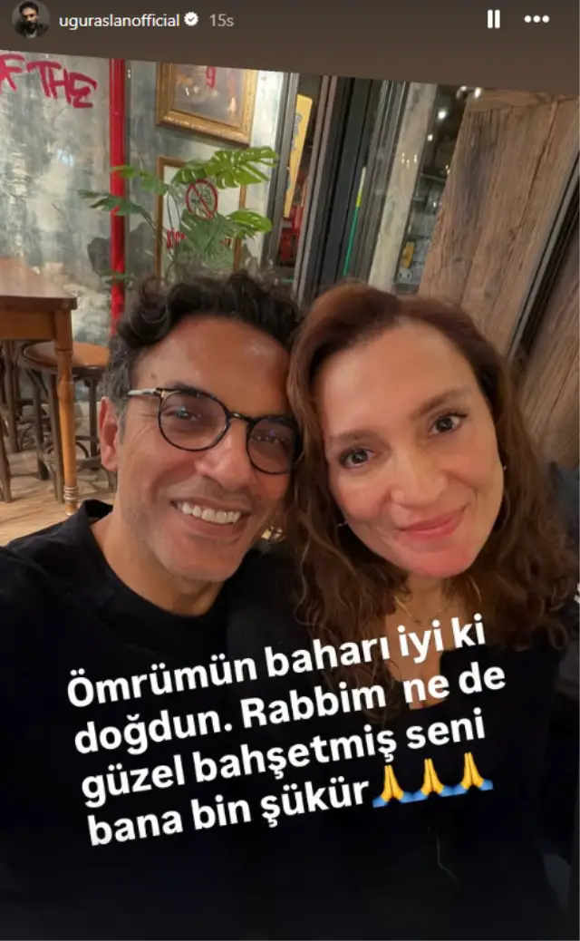 Uğur Aslan ve Sema Ergenekon’un doğum günü fotoğrafı