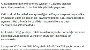 Acar: İsrail'in Gazze Operasyonu İnsanlık Dışı Bir Saldırıya Dönüştü