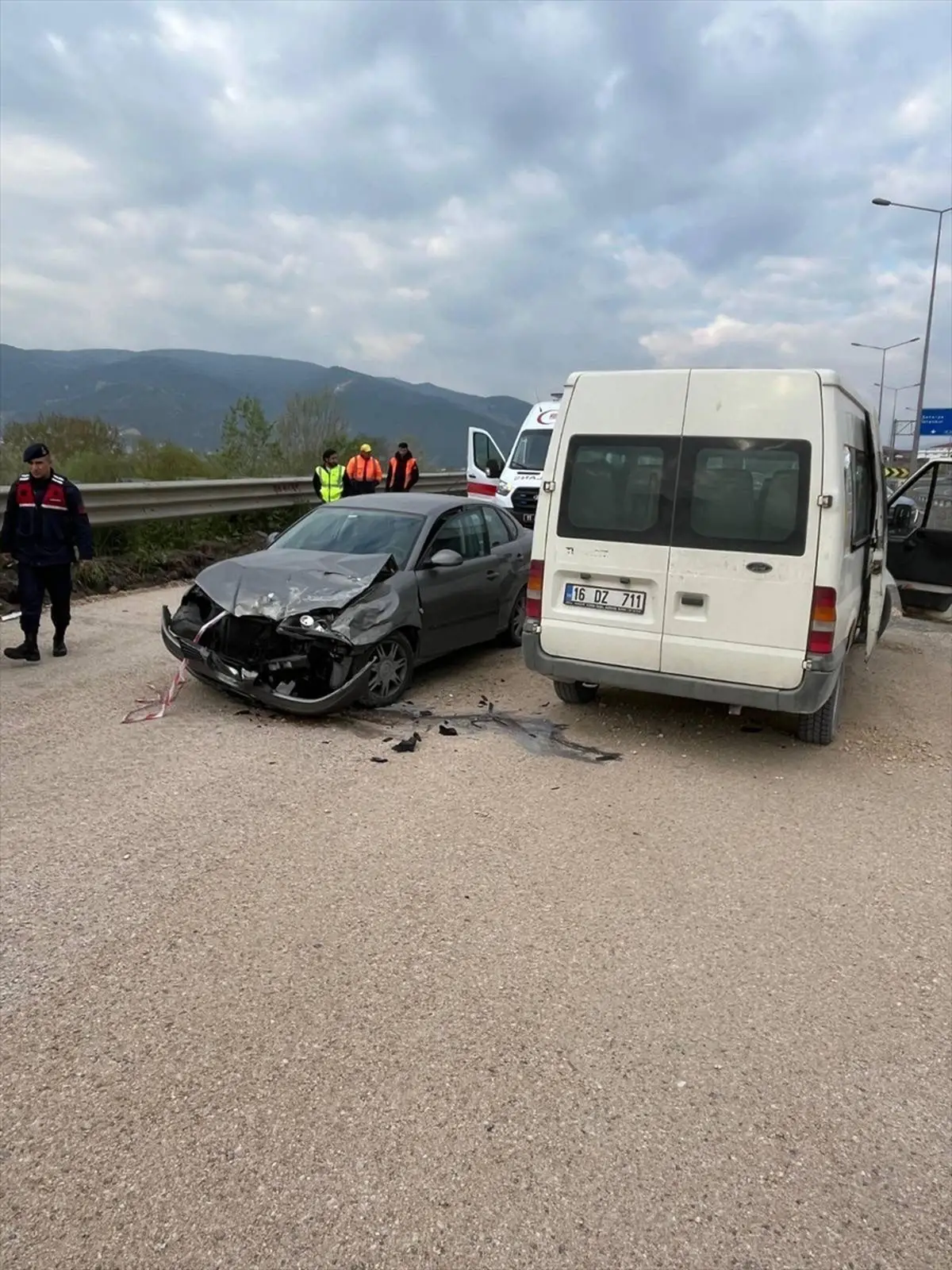 Osmaneli trafik kazası yerinde