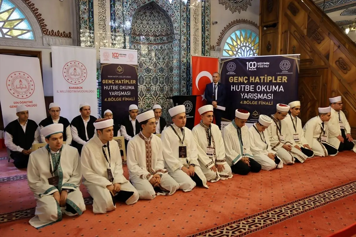 Karabük’te Genç Hatipler Hutbe Okuma Yarışması Bölge Finali Coşkuyla Tamamlandı