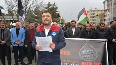 Muş'ta Filistin Destekli Protesto: İsrail'in Yeni İdam Yasası ve Gazze'deki Olaylar Gündemde