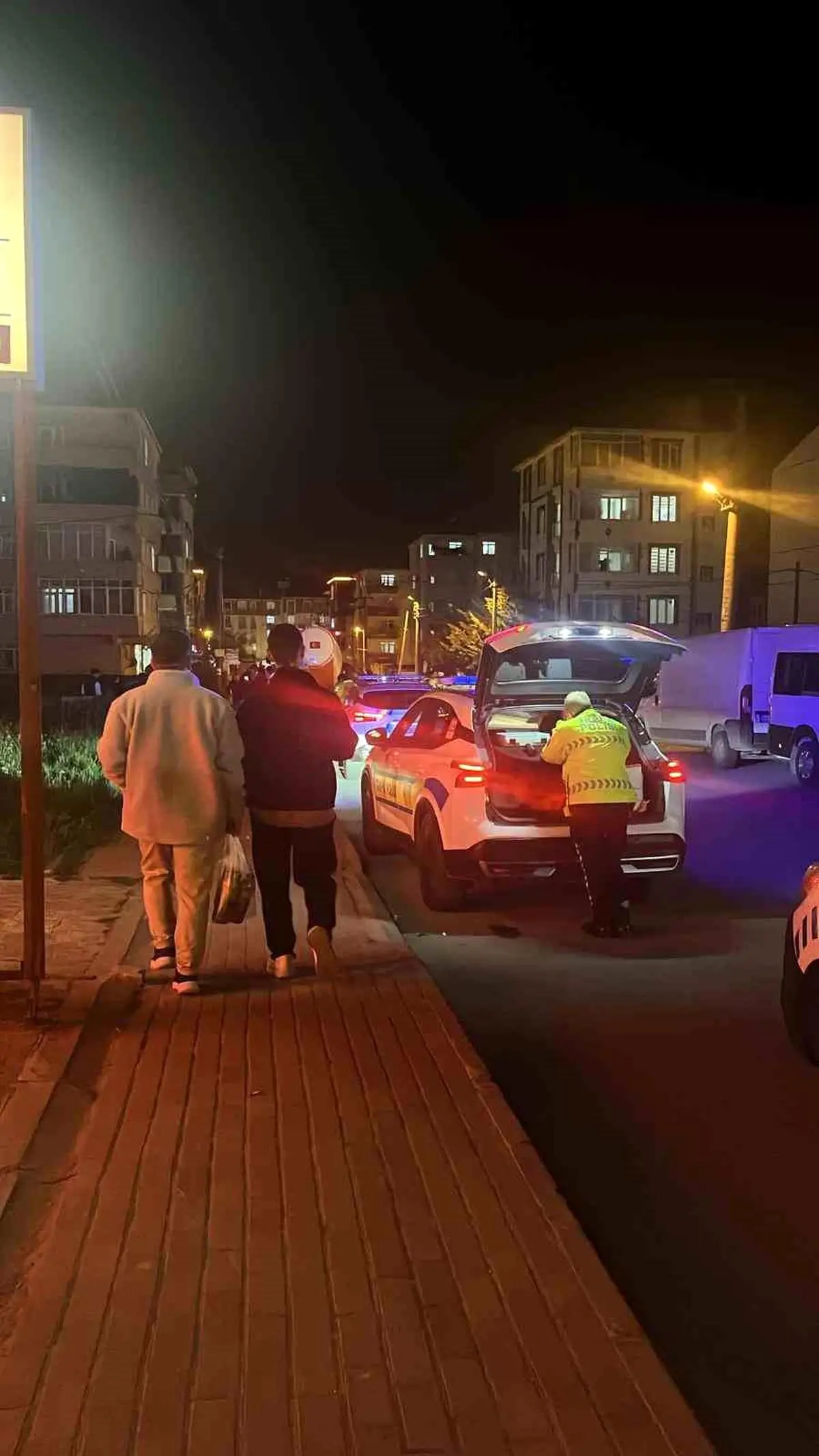 Kapaklı’da gerçekleşen trafik kazasının görüntüsü