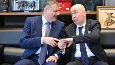 İçişleri Bakanı Mustafa Çiftçi, Polis 181. Yılını Turgut Aslan'ı Ziyaretle Kutladı