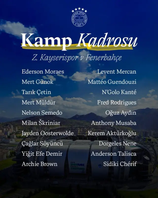 Fenerbahçe antrenman görüntüsü