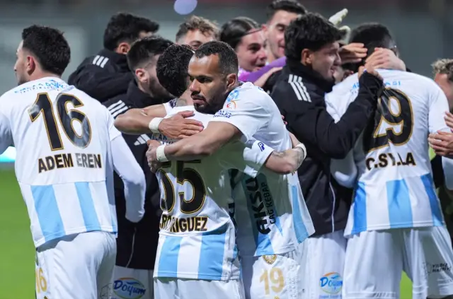 Maç sonrası Erzurumspor oyuncuları