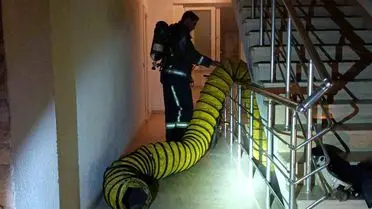 Manavgat'ta Site Deposu Yandı: İtfaiye Hızlı Müdahale Etti