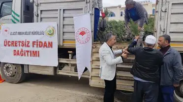 Elazığ’ın Baskil İlçesinde 20 Bin Fidanla Yeşil Bir Adım Atıldı