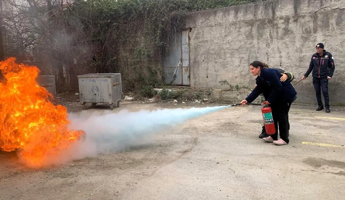 Kocaeli'de Sağlık Personeline Yangın Güvenliği Eğitimi Verildi