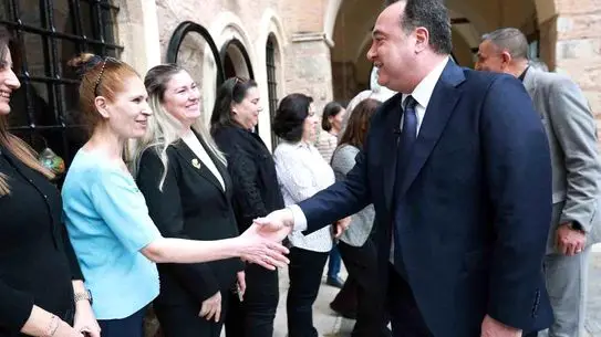 Manisa Büyükşehir Başkanı Dutlulu, MASMEK Atölyelerinde Kursiyenlerle Buluştu