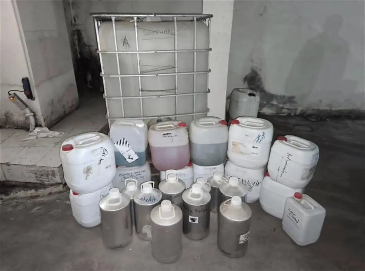 Bahçelievler'de sahte parfüm üretim yeri