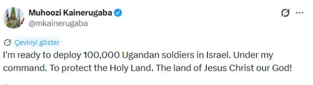 Kainerugaba konuşma anı