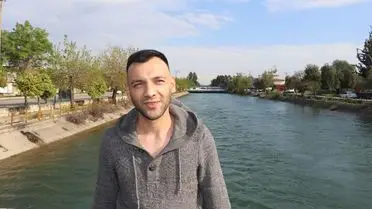 Kanalda kurtarılan genç