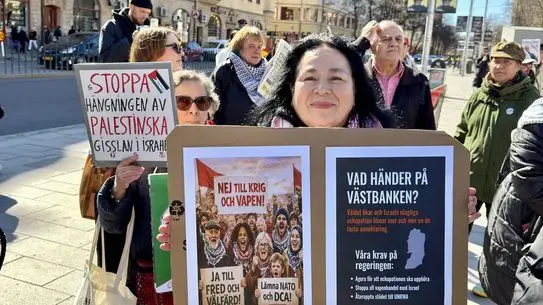 Stockholm'de İsrail'in Gazze ve Lübnan Saldırılarına Karşı Protesto Dalga Bıraktı
