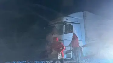 Tendürek Geçidi kar altında