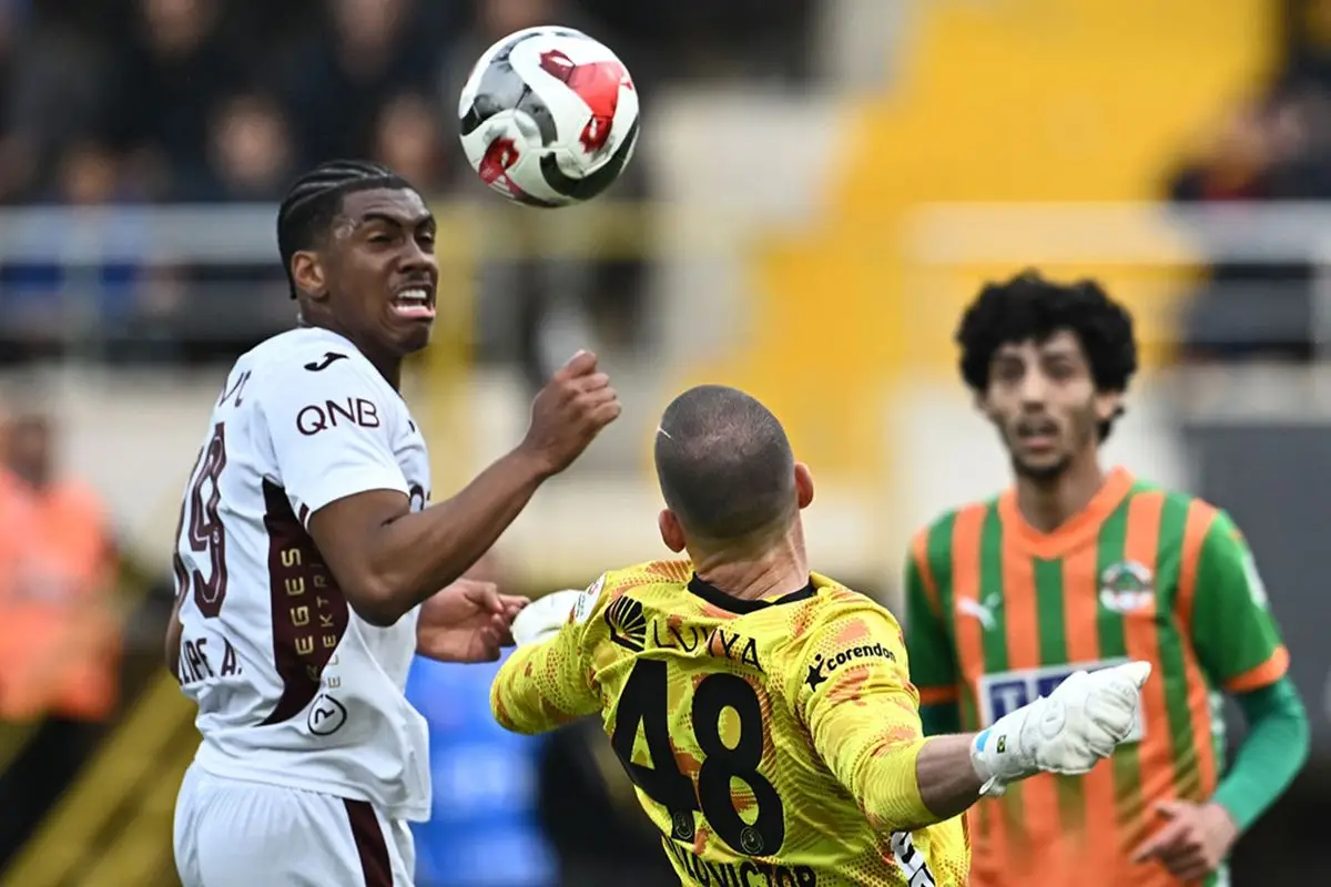 Trabzonspor ve Alanyaspor maçından bir kare