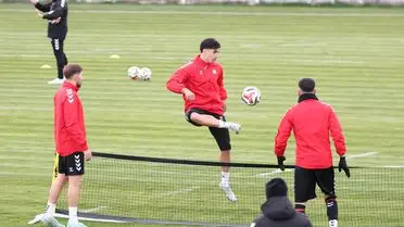 Sivasspor antrenman görüntüsü