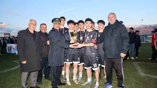 Turnuva final maçından bir kare