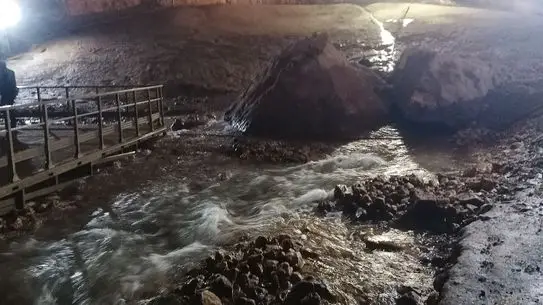 13 Yıl Sonra Cennet Mağarası'nda Doğal Gölet Oluştu