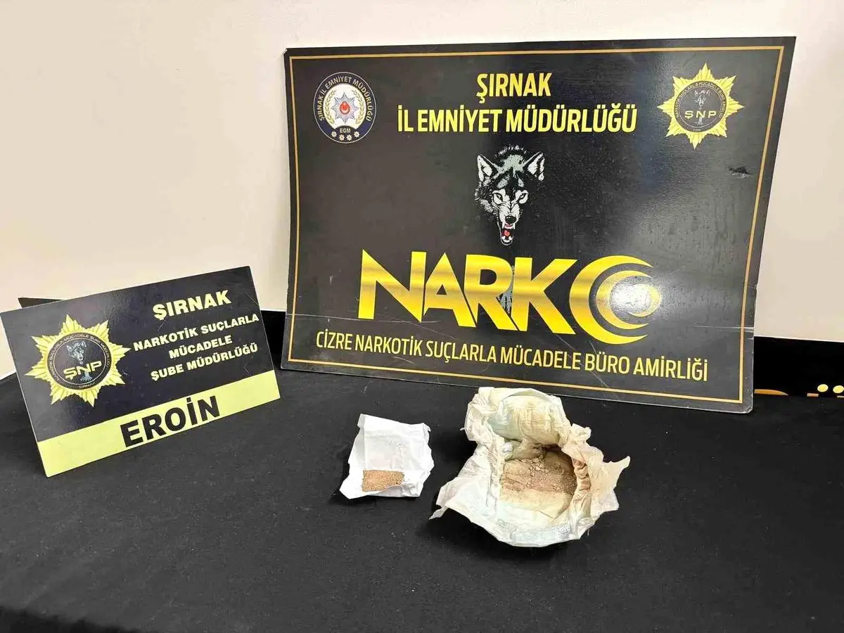 Şırnak'ta çocuk bezine gizlenmiş eroin