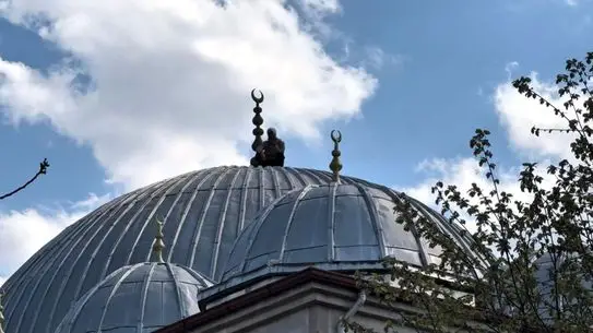 Kurtarma sonrası cami görüntüsü