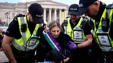 Londra’da Filistin Destekli Eylem Grubu Gözaltı Yaşadı: 523 Kişi Tutuklandı