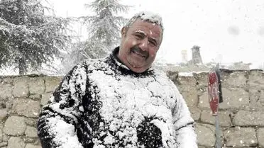 Nisan ortasında Aksaray’da beklenmedik kar yağışı