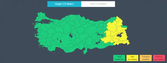 İlkbahar çiçekleri ve sıcak hava