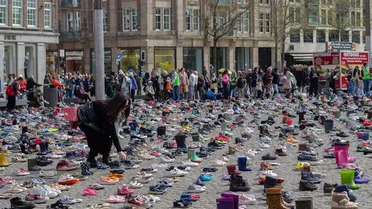 Amsterdam’da Filistinli Çocuklar İçin Anma Töreni Gerçekleşti