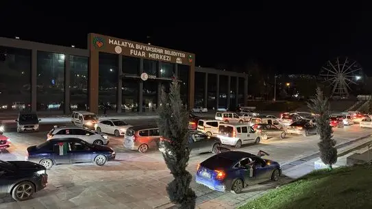 Malatya’da Filistin’e Yönelik ‘İdam Yasası’ Protestosu