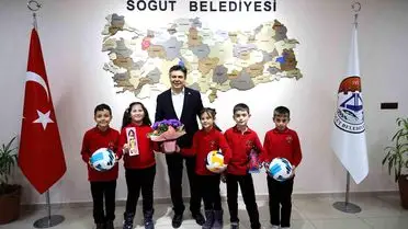 Bilecik Söğüt’te Belediye Başkanı Ferhat Durgut, Öğrencileriyle Buluştu