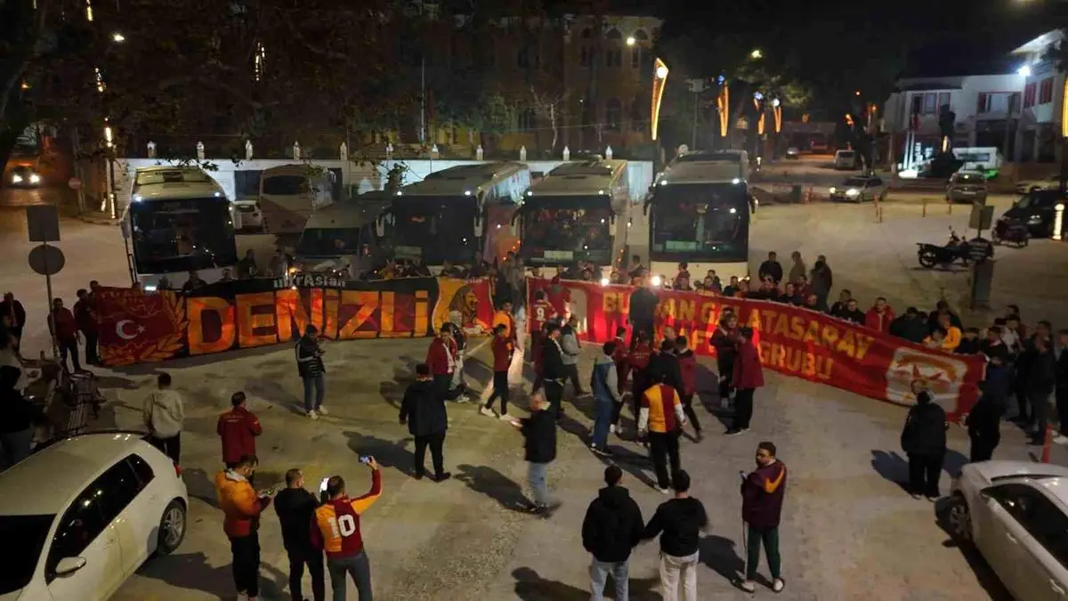Buldanlı Galatasaraylılar Kocaelispor Maçına Coşkuyla Yol Aldı
