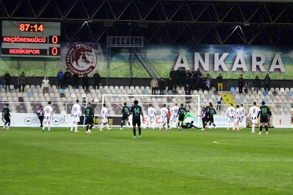 Ankara Keçiörengücü ile Serikspor Maçında Golsüz Denge: 0-0 Beraberlik