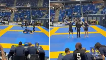 Barış Arduç, Milano Jiu-Jitsu Turnuvası'nda 85 kg Kategorisinde Altın Madalya Kazandı