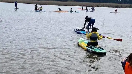 Denizli Süleymanlı Yayla Gölü’nde Heyecanlı Kano Yarışması
