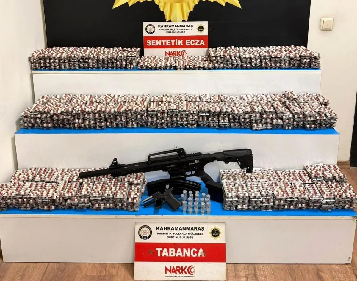 Kahramanmaraş'ta Geniş Ölçekte Uyuşturucu ve Silah Operasyonu