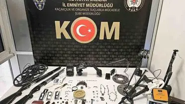 Kütahya’da Tarihi Eser Kaçakçılığı Operasyonu: 4 Şüpheli Tutuklandı