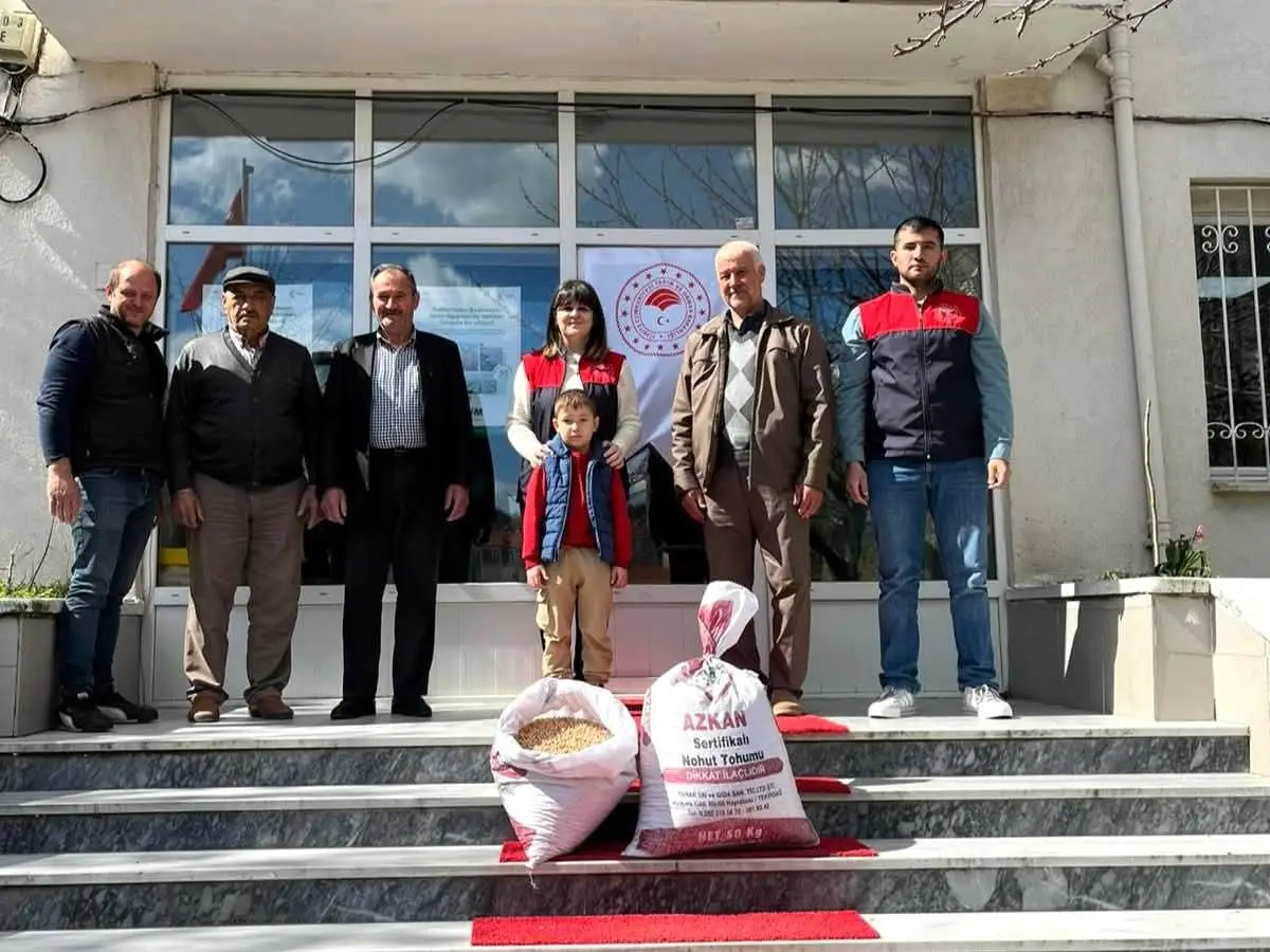 Kırklareli’de tohum dağıtımı