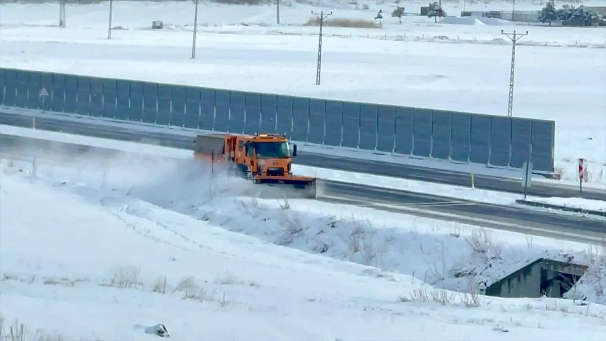 Erzurum’da kar ve soğuk hava