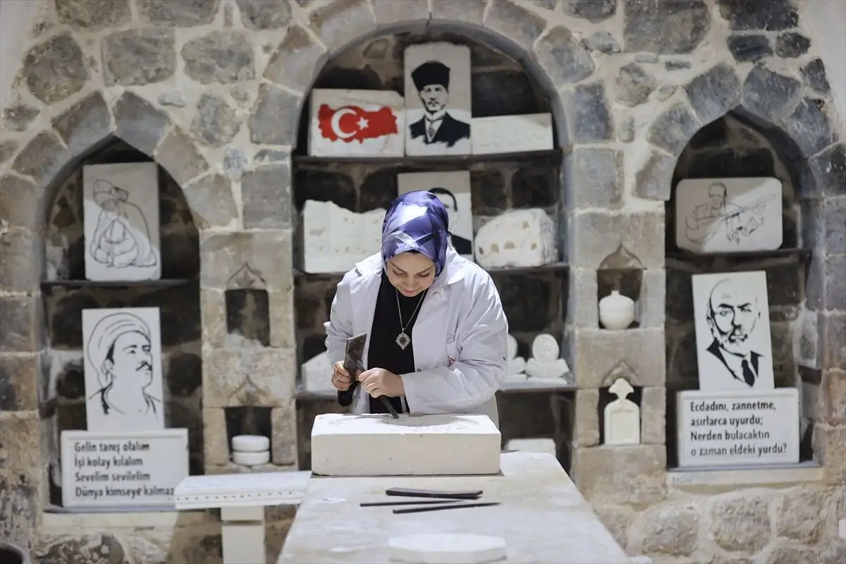 Mardin taş işleme çalışması