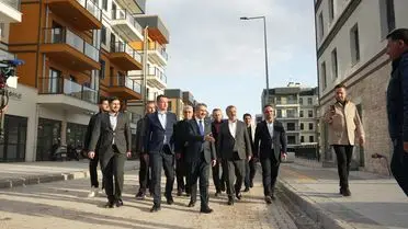 Adıyaman’da kentsel dönüşüm projesi kapsamında inşa edilen yeni konutlar