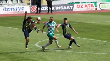 Amasyaspor'un kazandığı gol anı