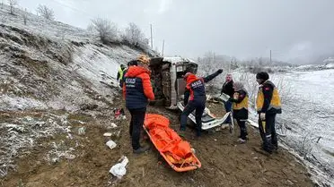 Kazanın gerçekleştiği yolun görüntüsü