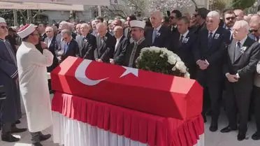 Eski TBMM Başkanı Hüsamettin Cindoruk, Zincirlikuyu Mezarlığı'nda Son Veda Aldı