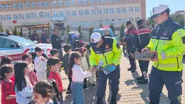 Kaman’da Jandarma, Anaokulu Çocuklarına Trafik Güvenliği Bilinci Kazandırdı