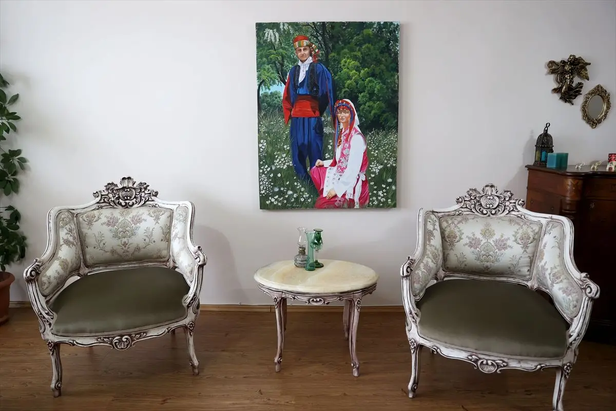 İnci Erköy'ün ev atölyesi