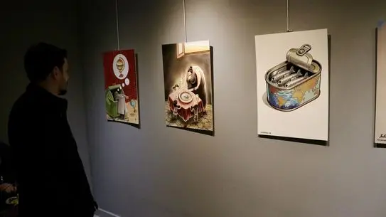 Trabzon’da 12. Uluslararası Görsel Mizah Sergisi Kapılarını Açtı