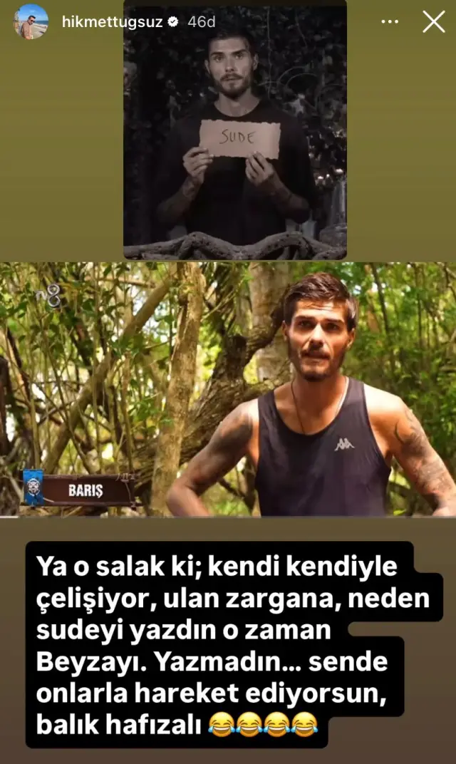 Survivor programından bir sahne