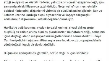 Bahçeli, Netanyahu'nun Türkiye'ye Yönelik Sözlerine Sert Yanıt Verdi